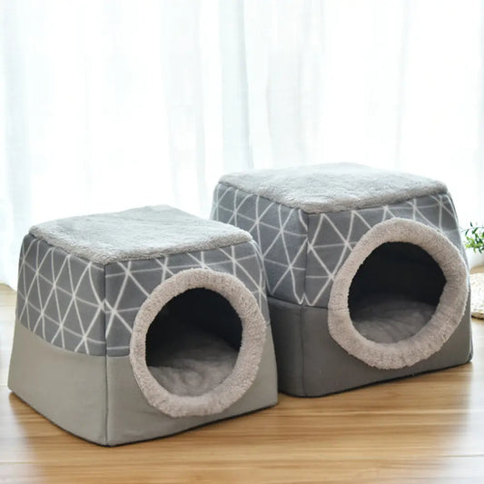 Dog and Cat Bed Villa - Dual Use Space Capsule