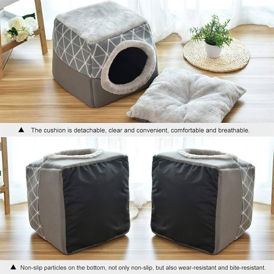 Dog and Cat Bed Villa - Dual Use Space Capsule